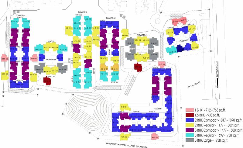 Images for Site Plan of Godrej Eternity