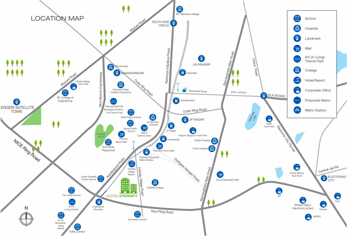 Images for Location Plan of Godrej Eternity