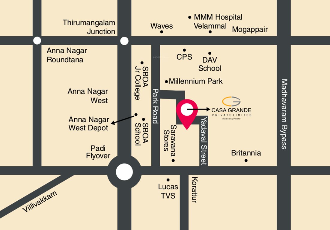  cascades Images for Location Plan of Casagrand Cascades