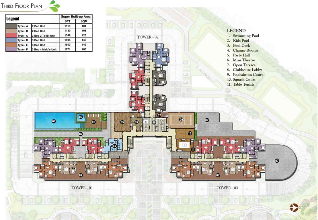 Images for Cluster Plan of Prestige Park Square