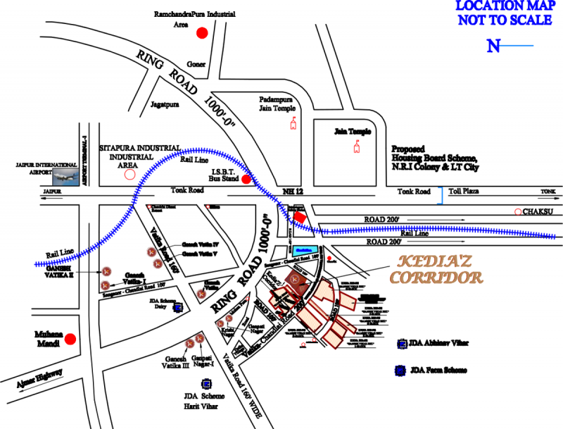  corridor Images for Location Plan of Kedia Corridor