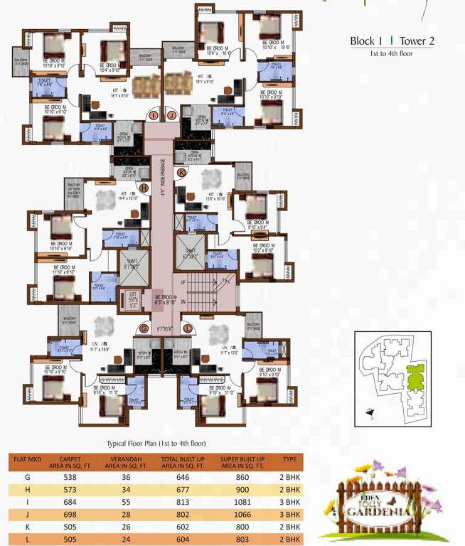  tolly gardenia Images for Cluster Plan of Eden Tolly Gardenia