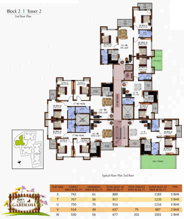  tolly gardenia Images for Cluster Plan of Eden Tolly Gardenia