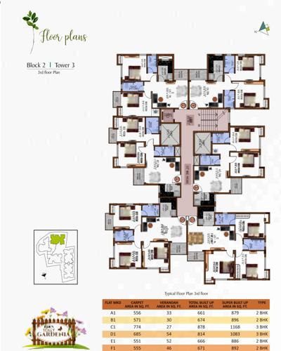  tolly-gardenia Images for Cluster Plan of Eden Tolly Gardenia