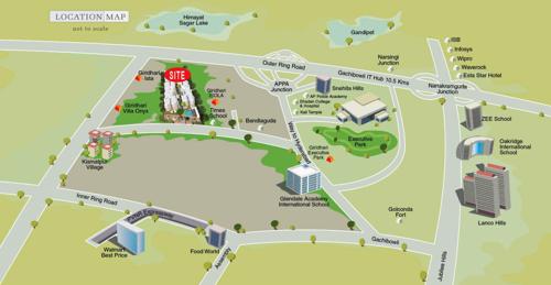 avighna Images for Location Plan of Giridhari Avighna