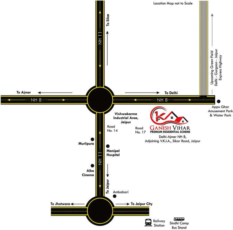  ganesh vihar Images for Location Plan of Kedia Ganesh Vihar