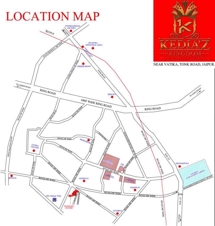  kingdom Images for Location Plan of Kedia Kingdom