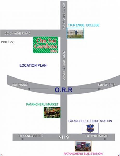Images for Location Plan of Celebrity Om Sai Gardens