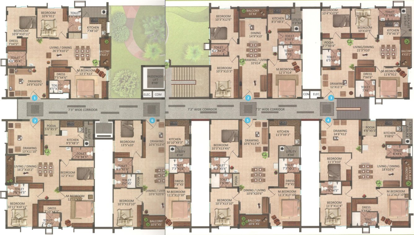 Images for Cluster Plan of Mahalaxmi Usha Mahalaxmi