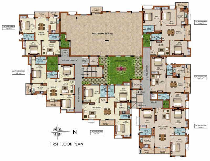Images for Cluster Plan of Raunaq The Courtyard