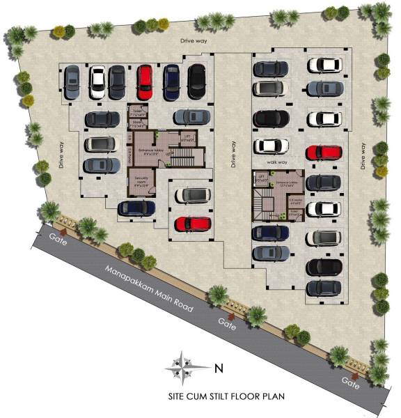 Images for Cluster Plan of Raunaq The Courtyard