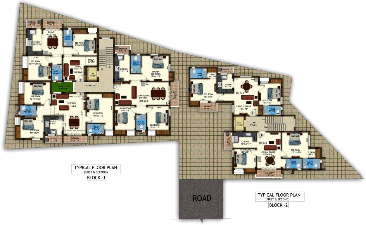 Images for Cluster Plan of Raunaq Aishwaryam