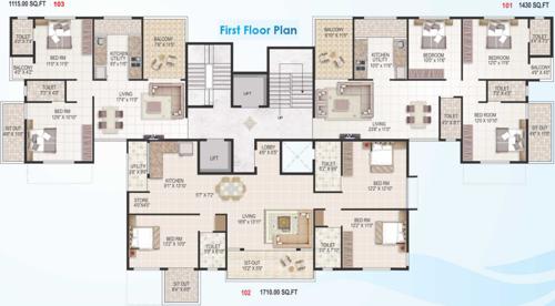 Images for Cluster Plan of Roongta Shree Tirumala Riviera