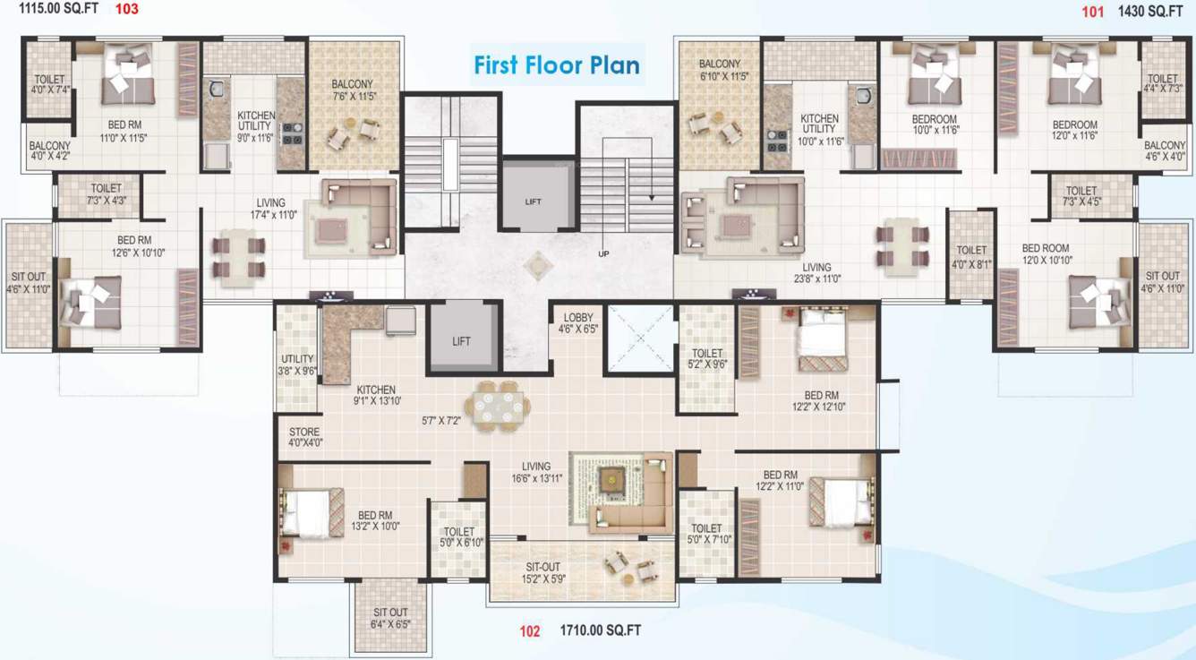 Images for Cluster Plan of Roongta Shree Tirumala Riviera