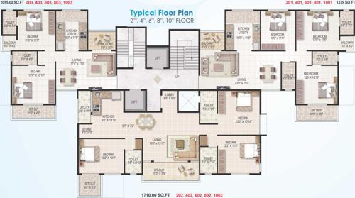 Images for Cluster Plan of Roongta Shree Tirumala Riviera