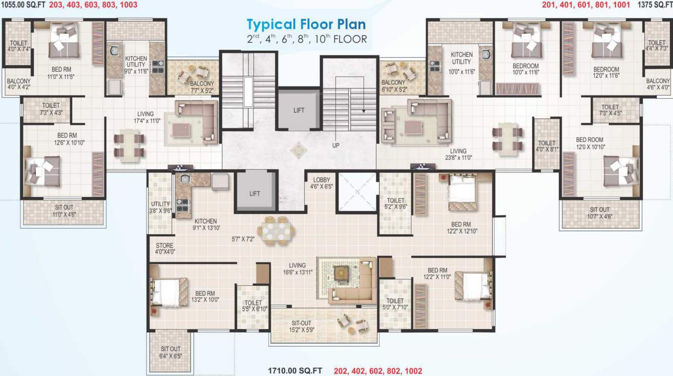 Images for Cluster Plan of Roongta Shree Tirumala Riviera