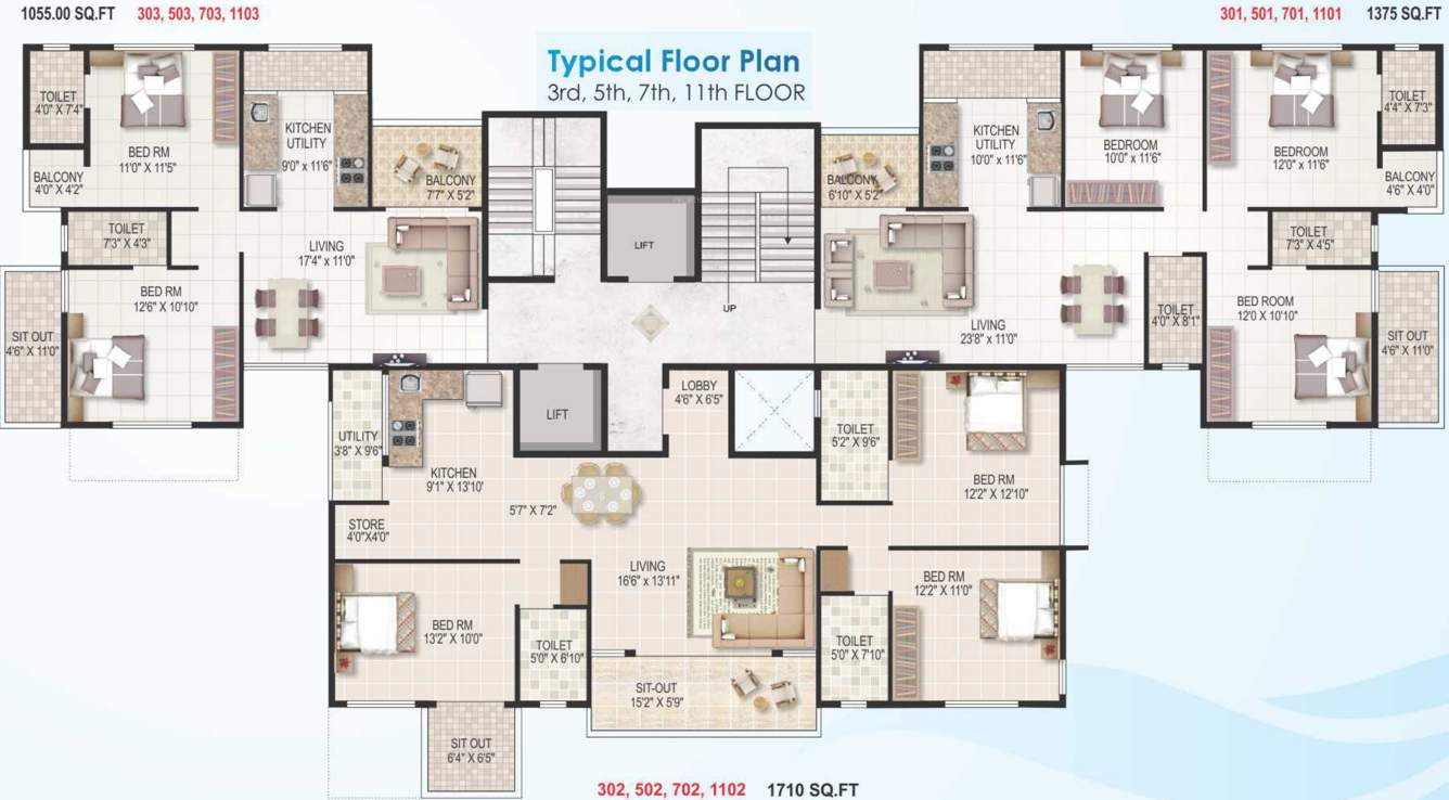 Images for Cluster Plan of Roongta Shree Tirumala Riviera