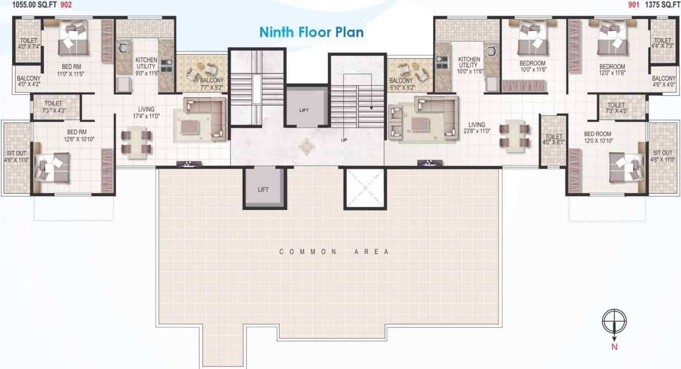 Images for Cluster Plan of Roongta Shree Tirumala Riviera