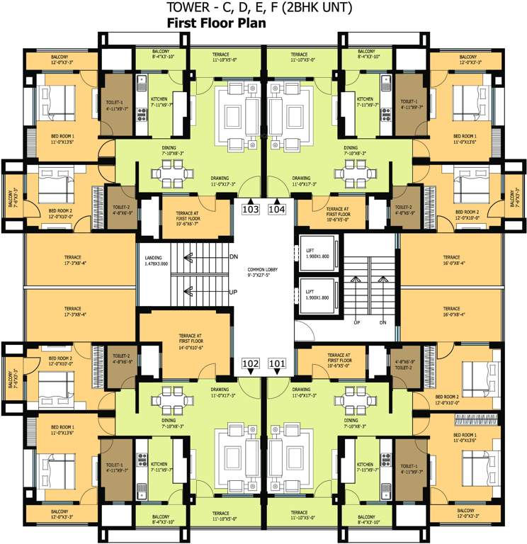 Images for Cluster Plan of Pyramid Pyramid City 2