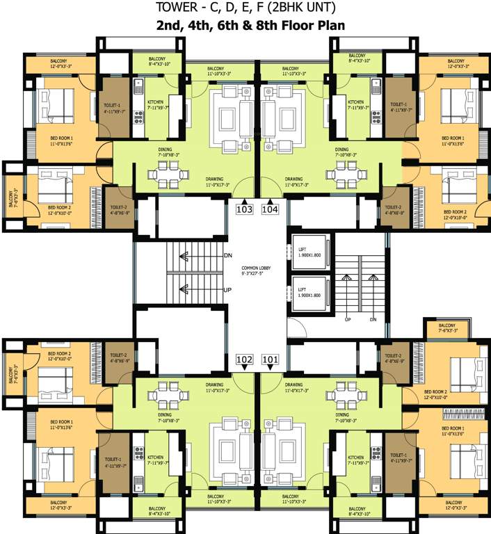 Images for Cluster Plan of Pyramid Pyramid City 2