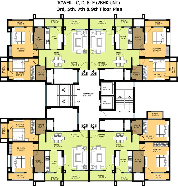 Images for Cluster Plan of Pyramid Pyramid City 2