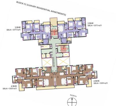  one-rajarhat Images for Cluster Plan of Anik One Rajarhat
