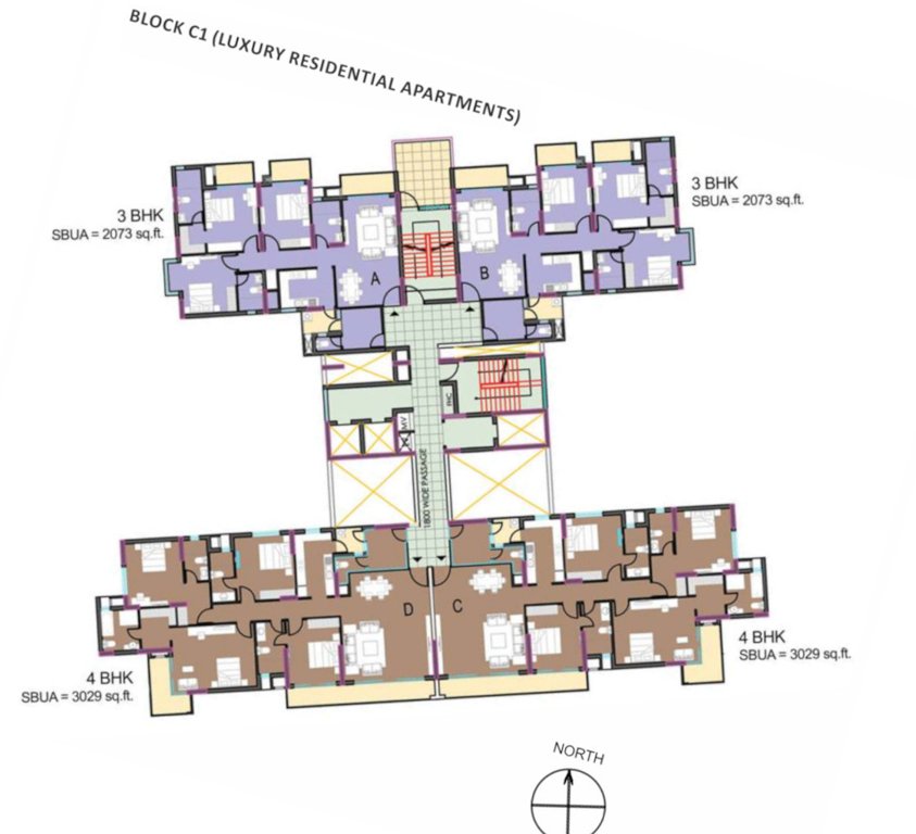 one rajarhat Images for Cluster Plan of Anik One Rajarhat