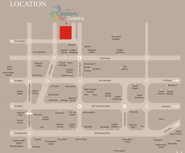 Images for Location Plan of Happy Home Celebrity Greens