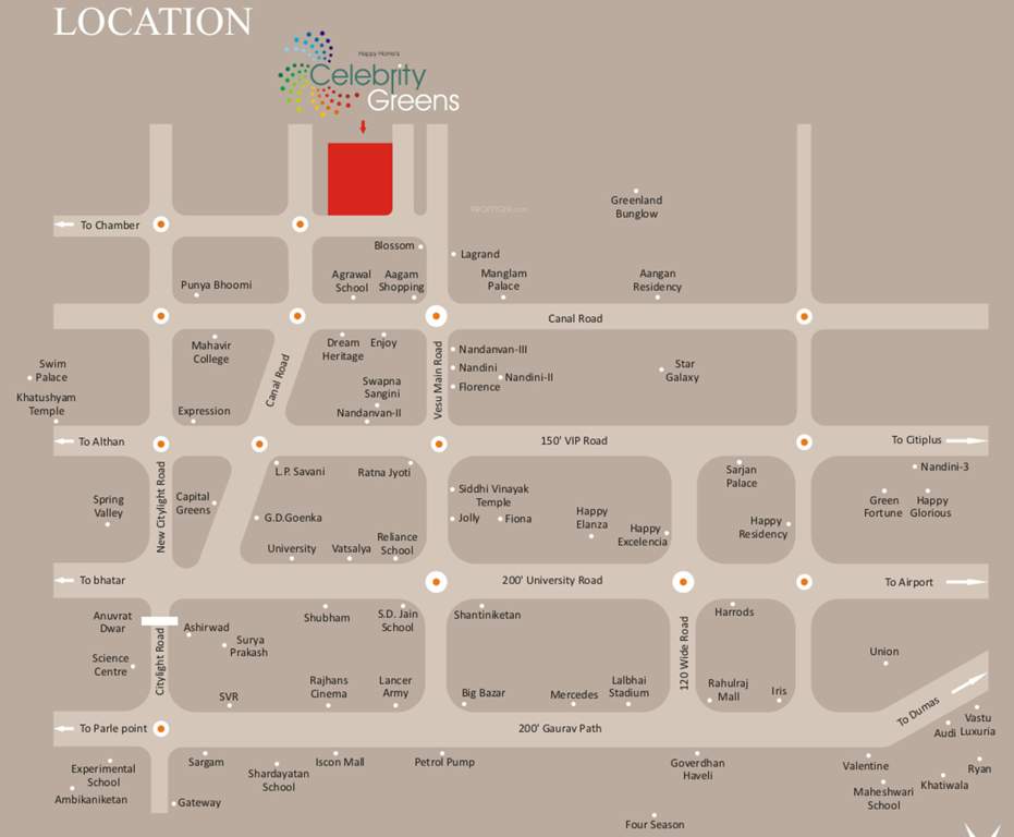 Images for Location Plan of Happy Home Celebrity Greens