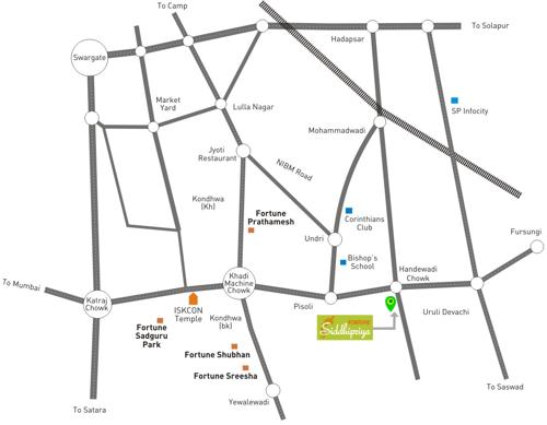  siddhipriya Images for Location Plan of Fortune Siddhipriya
