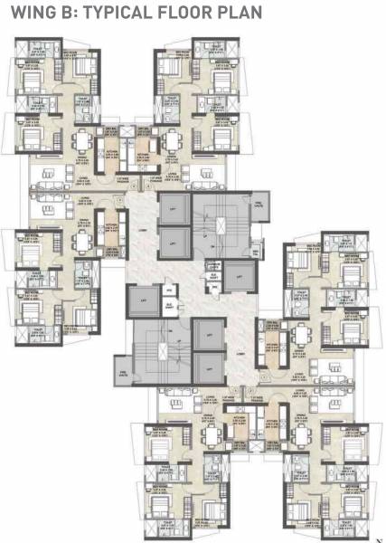 Images for Cluster Plan of Kalpataru Radiance B