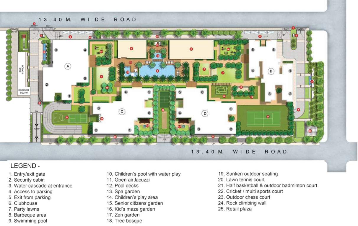 Images for Master Plan of Kalpataru Radiance B