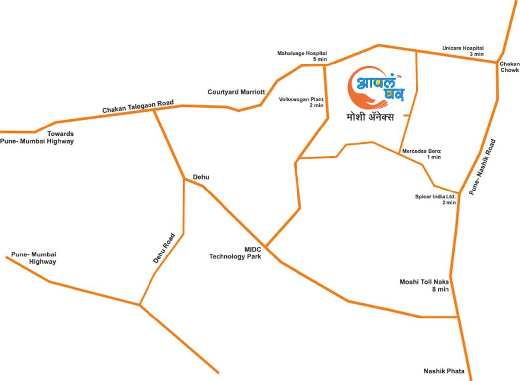 Images for Location Plan of Maple Aapla Ghar Moshi Annexe