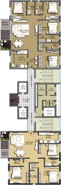  victoria vistas Images for Cluster Plan of Salarpuria Sattva Victoria Vistas