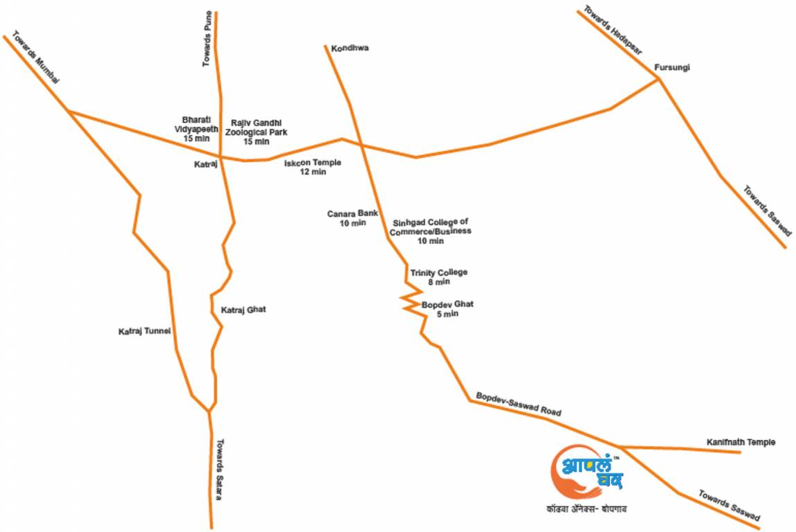 Images for Location Plan of Maple Aapla Ghar Kondhwa Annexe