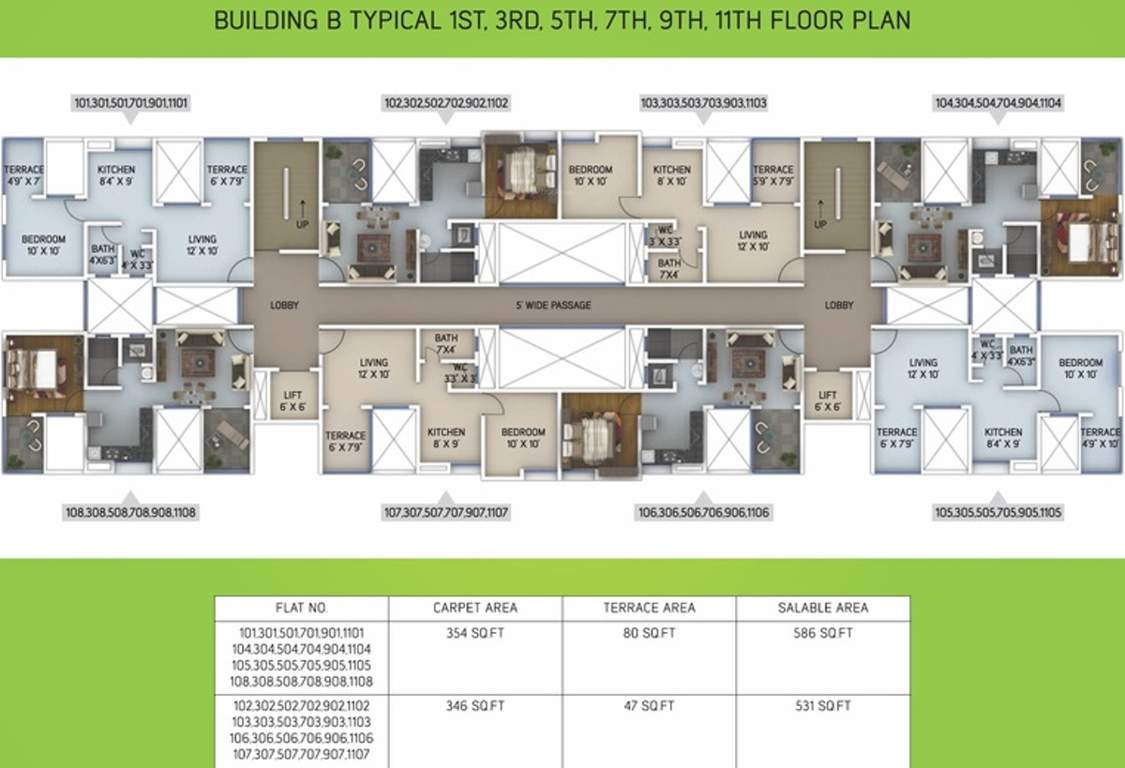 srushti Images for Cluster Plan of Fortune Srushti