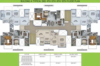 Images for Cluster Plan of Fortune Srushti srushti Images for Cluster Plan of Fortune Srushti