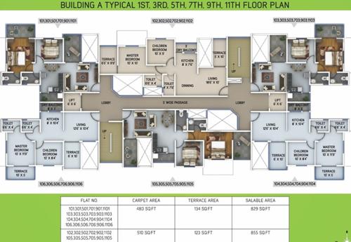  srushti Images for Cluster Plan of Fortune Srushti