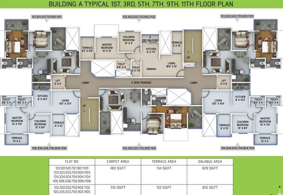 srushti Images for Cluster Plan of Fortune Srushti
