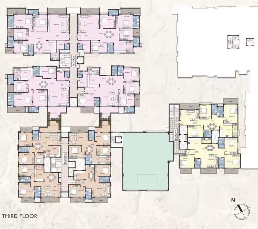  kings court Block 8 Cluster Plan