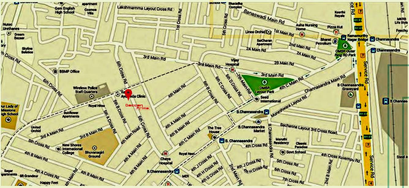 prima Images for Location Plan of Deccan Prima