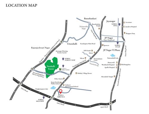 Location Plan arena-the-square-and-pebble-court Location Plan