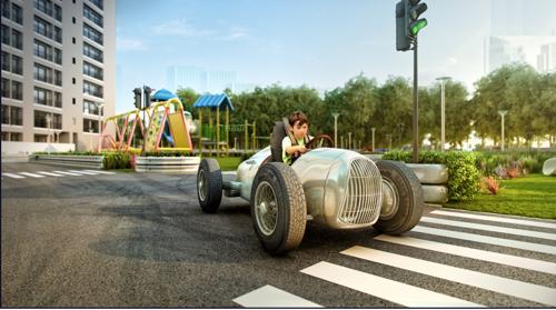 Children's play area arena-the-square-and-pebble-court Children's play area