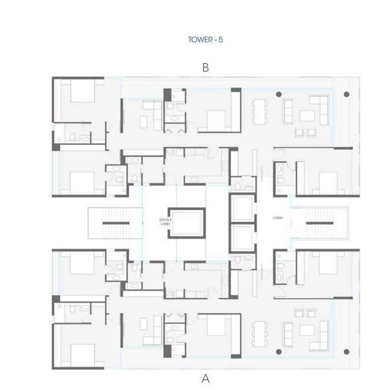  one 74 Tower V Cluster Plan