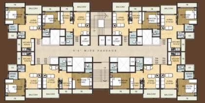 elita Akshar Elita Cluster Plan