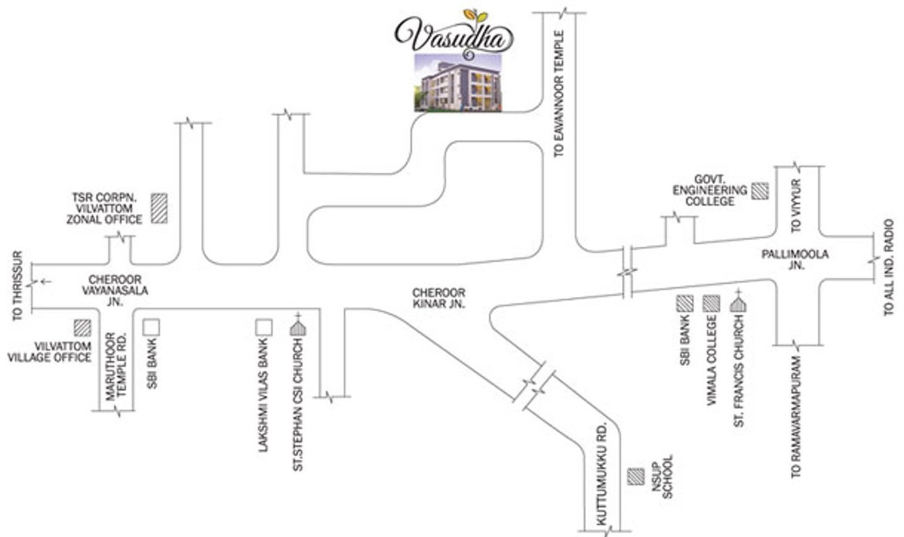 Images for Location Plan of Kairali Homes Vasudha