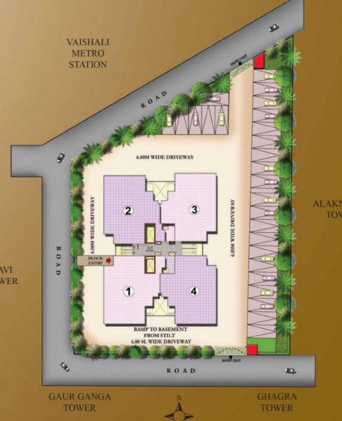 Layout Plan metro-suites-bliss Layout Plan