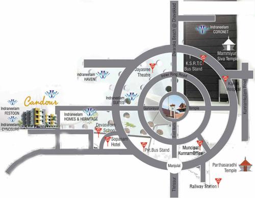  candour Images for Location Plan of Indra Candour