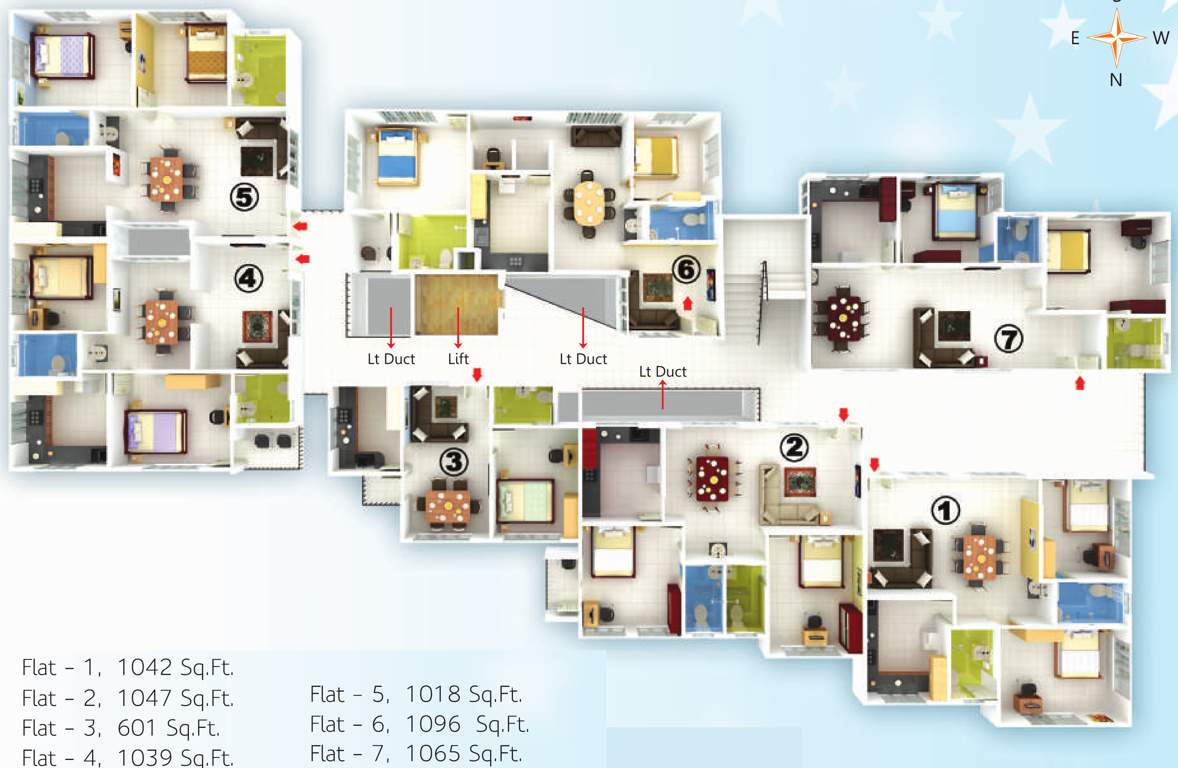 Images for Cluster Plan of Mookambika Zion