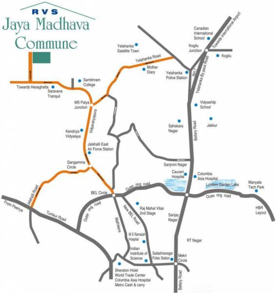 Images for Location Plan of RV Jaya Madhava Commune